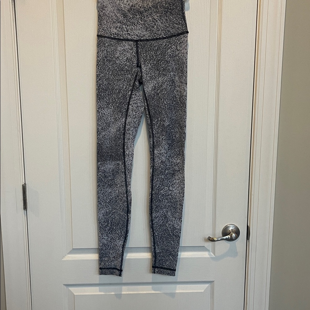 lululemon athletica Black and Gray Women's Pants